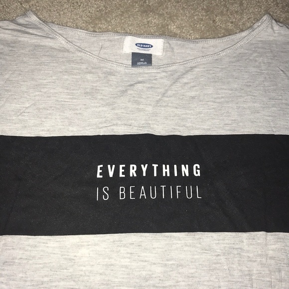 EVERYTHING IS BEAUTIFUL old navy tee❤️ - Picture 1 of 3